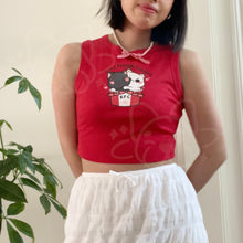 Load image into Gallery viewer, Kitty Friends Cuddling Graphic Muscle Tank