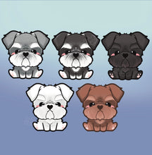 Load image into Gallery viewer, Schnauzer Embroidered Graphic Apparel