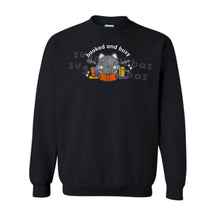 Load image into Gallery viewer, Spooky Booked + Busy Embroidered Graphic Apparel