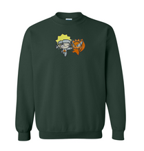 Load image into Gallery viewer, Fist Bump Tailed Beasts Handmade Embroidered Graphic Apparel