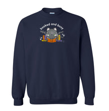 Load image into Gallery viewer, Spooky Booked + Busy Embroidered Graphic Apparel