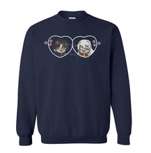 Load image into Gallery viewer, Snake + Dog Love Handmade Embroidered Graphic Apparel