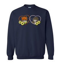 Load image into Gallery viewer, Kyohru Cat + Onigiri Love Handmade Embroidered Graphic Apparel