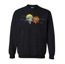 Load image into Gallery viewer, Fist Bump Tailed Beasts Handmade Embroidered Graphic Apparel