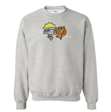 Load image into Gallery viewer, Fist Bump Tailed Beasts Handmade Embroidered Graphic Apparel