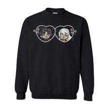 Load image into Gallery viewer, Snake + Dog Love Handmade Embroidered Graphic Apparel