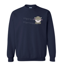 Load image into Gallery viewer, Happy Moo Deng Hippo Embroidered Graphic Sweatshirt/Hoodie