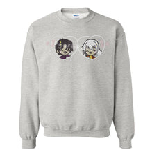 Load image into Gallery viewer, Snake + Dog Love Handmade Embroidered Graphic Apparel