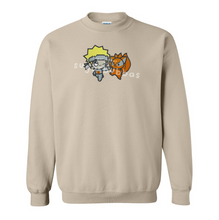 Load image into Gallery viewer, Fist Bump Tailed Beasts Handmade Embroidered Graphic Apparel