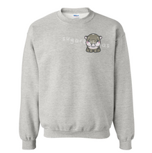Load image into Gallery viewer, Happy Moo Deng Hippo Embroidered Graphic Sweatshirt/Hoodie