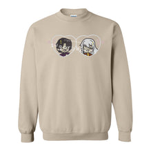 Load image into Gallery viewer, Snake + Dog Love Handmade Embroidered Graphic Apparel