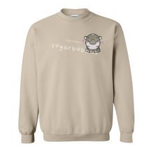 Load image into Gallery viewer, Happy Moo Deng Hippo Embroidered Graphic Sweatshirt/Hoodie