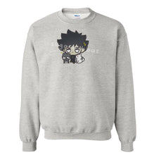 Load image into Gallery viewer, JJKitty Wolf Boy + Penguin Embroidered Graphic Apparel