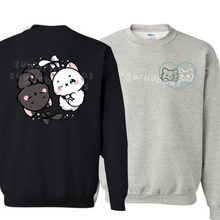 Load image into Gallery viewer, Satosugu Cat Graphic Embroidered Short Sleeve T-shirt/Sweatshirt