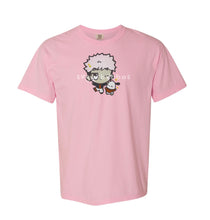 Load image into Gallery viewer, JJKitty Pink Hair Boy + Puppy Embroidered Graphic Apparel