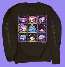 Load image into Gallery viewer, YOUTH KPDH Profile Pics FRONT ONLY Demons + Hunters Graphic Apparel