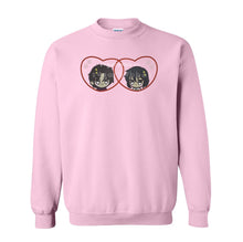 Load image into Gallery viewer, Master + Dog Love Handmade Embroidered Graphic Apparel