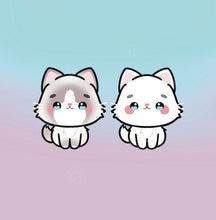 Load image into Gallery viewer, Long Haired Cat Embroidered Graphic Apparel