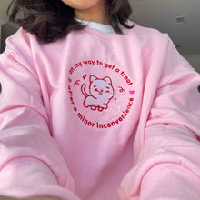 Load image into Gallery viewer, On my Way to Get a Treat after a Minor Inconvenience Embroidered Graphic Apparel