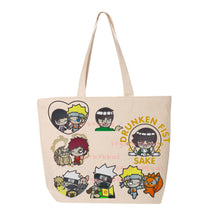 Load image into Gallery viewer, 9 tail Ninja Collection embroidered tote bags PREORDER