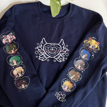 Load image into Gallery viewer, Moon Brooch Embroidered Graphic Apparel with SM sleeves