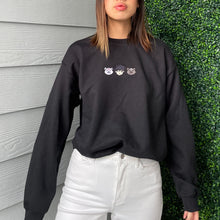 Load image into Gallery viewer, Wolf boy and Dogs Chibi Hand Embroidered Graphic Apparel