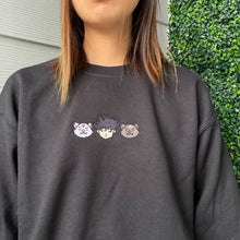 Load image into Gallery viewer, Wolf boy and Dogs Chibi Hand Embroidered Graphic Apparel