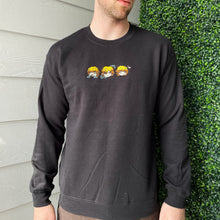 Load image into Gallery viewer, The Many Faces of Lightning Slayer Handmade Embroidered Graphic Apparel