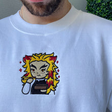 Load image into Gallery viewer, Slayer who loves Bentos Handmade Embroidered Graphic Crewneck Sweatshirt