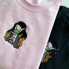 Load image into Gallery viewer, Bamboo Girl Slayer Handmade Embroidered Graphic Apparel