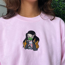 Load image into Gallery viewer, Bamboo Girl Slayer Handmade Embroidered Graphic Apparel