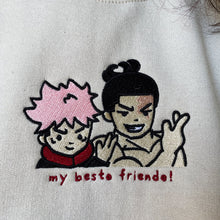 Load image into Gallery viewer, My Besto Friendo! Handmade Embroidered Graphic Apparel