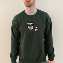 Load image into Gallery viewer, Guy Kiss Handmade Embroidered Graphic Apparel