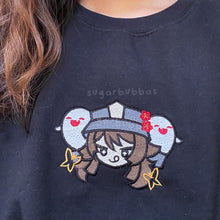 Load image into Gallery viewer, Ghostie Girl Handmade Embroidered Graphic Apparel