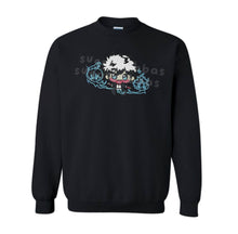 Load image into Gallery viewer, Dance of the Blue Fire Handmade Embroidered Graphic Apparel