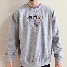 Load image into Gallery viewer, Three is Better Than One Handmade Embroidered Graphic Apparel