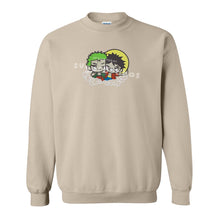 Load image into Gallery viewer, Pirate Love Scar Man and Rubber Boy Handmade Embroidered Graphic Apparel