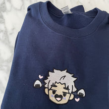 Load image into Gallery viewer, Talk Onigiri to Me Handmade Embroidered Graphic Apparel