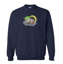 Load image into Gallery viewer, Pirate Love Scar Man and Rubber Boy Handmade Embroidered Graphic Apparel