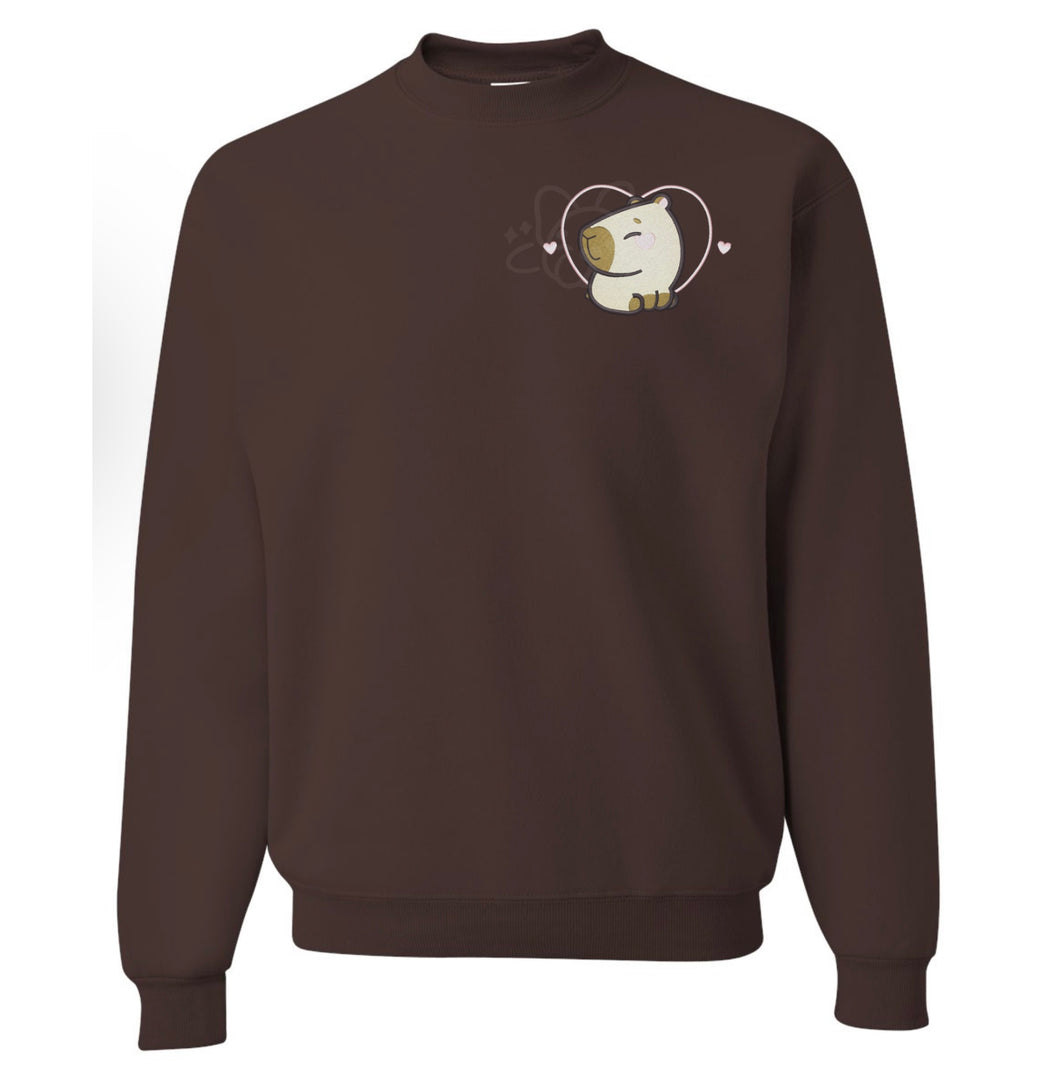 Capybara Embroidered Graphic Apparel