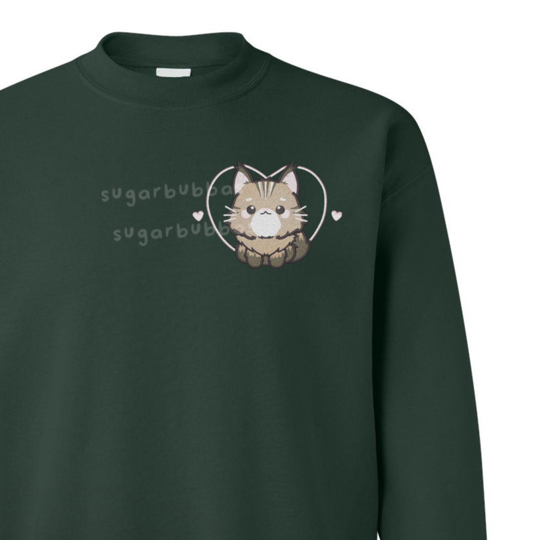 Maine Coon Embroidered Graphic Apparel