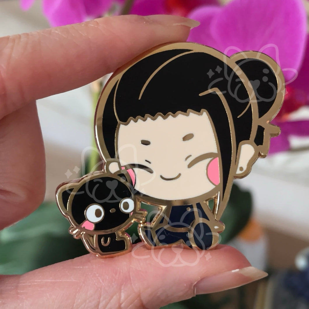 Hello JJKitty Gold Plated Hard Enamel Pins