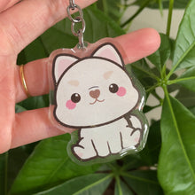 Load image into Gallery viewer, Shiba Inu Acrylic Pet Keychain
