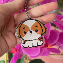 Load image into Gallery viewer, Shih Tzu Acrylic Pet Keychain
