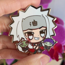 Load image into Gallery viewer, Nine Tail Ninja Gold Plated Hard Enamel Pins
