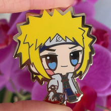 Load image into Gallery viewer, Nine Tail Ninja Gold Plated Hard Enamel Pins
