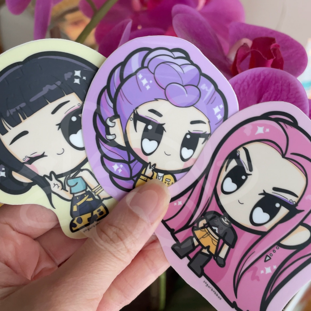 Kpop Hunters Vinyl Stickers