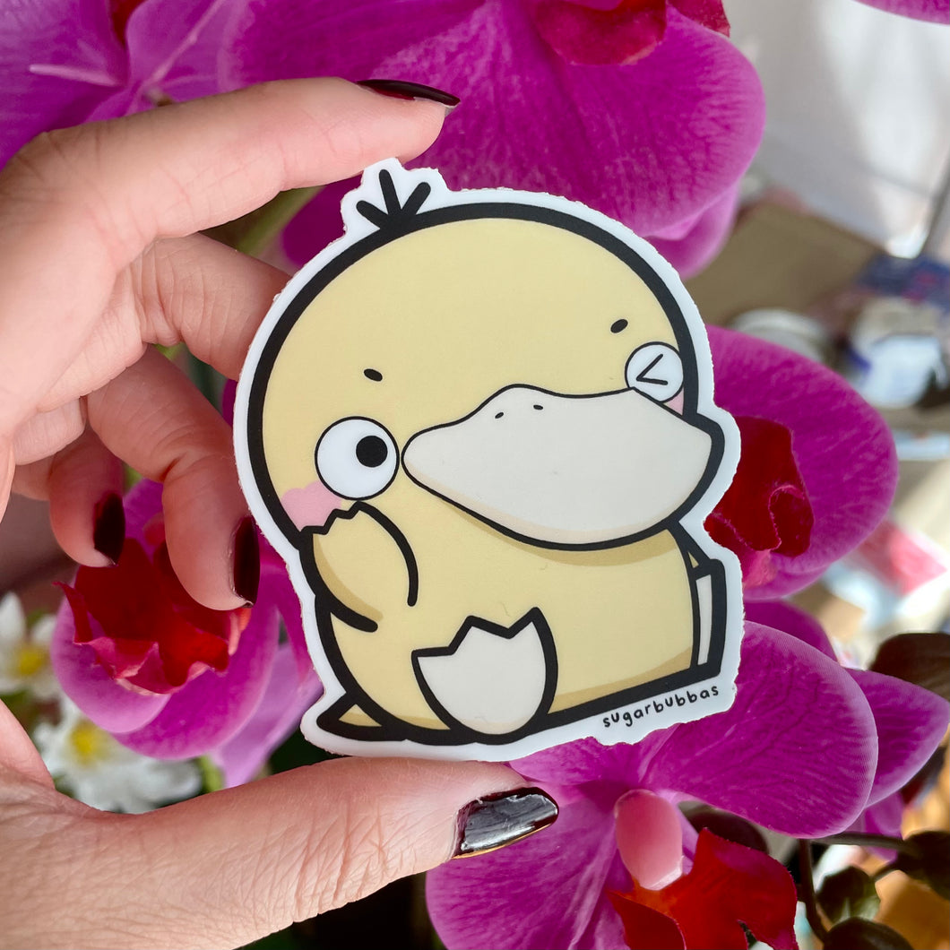 Duck Monster Vinyl Sticker