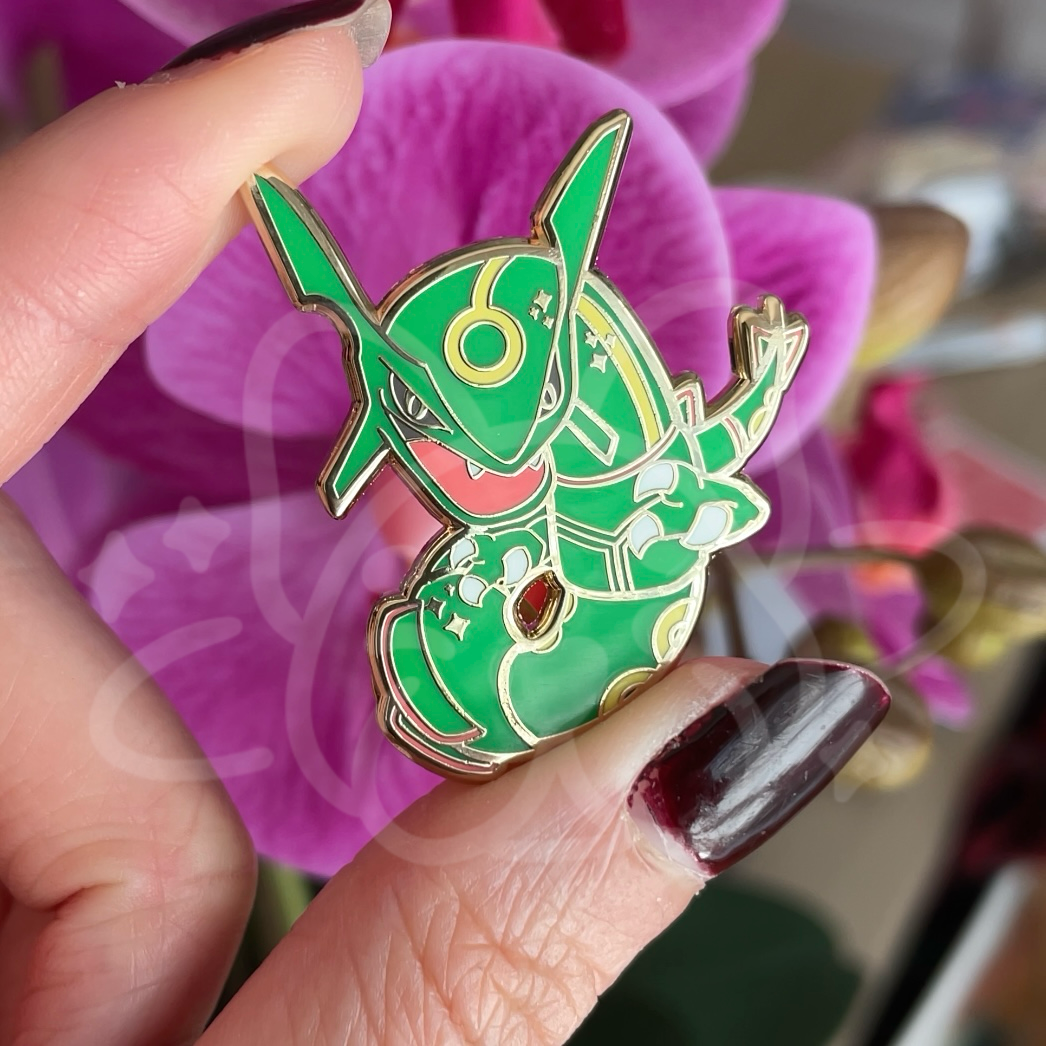 Dragon Sky High 384 Gold Plated Hard Enamel Pin