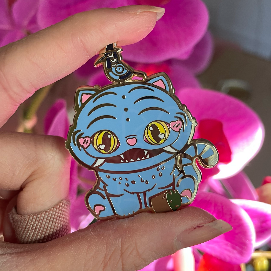 Tiger Gold Plated Hard Enamel Pin